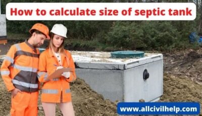 standard size of septic tank