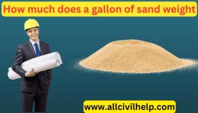 How much does a gallon of sand weight